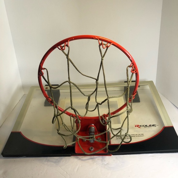 Redline Sports Indoor Mini Basketball Hoop. Metal Rim. 18” Backboard - Picture 6 of 7